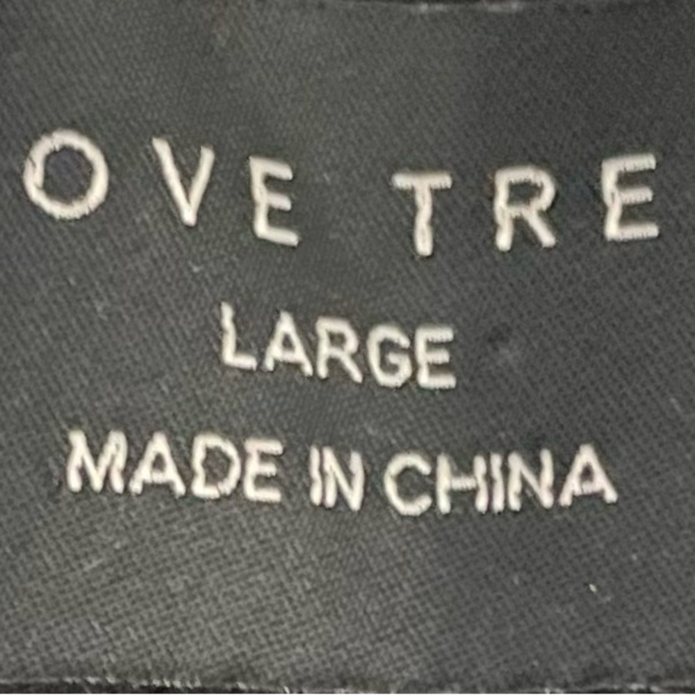 LOVE TREE Women’s Black Winter Wool Pea Coat With Hood & Toggles Size Large - Picture 3 of 10